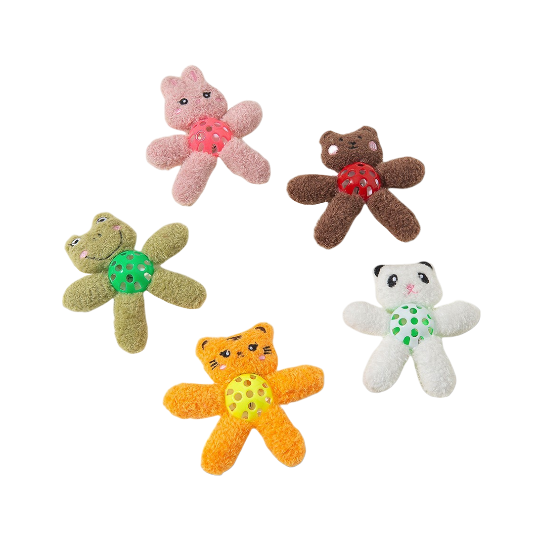 Plush Doll Chew Cat Toy with Ball