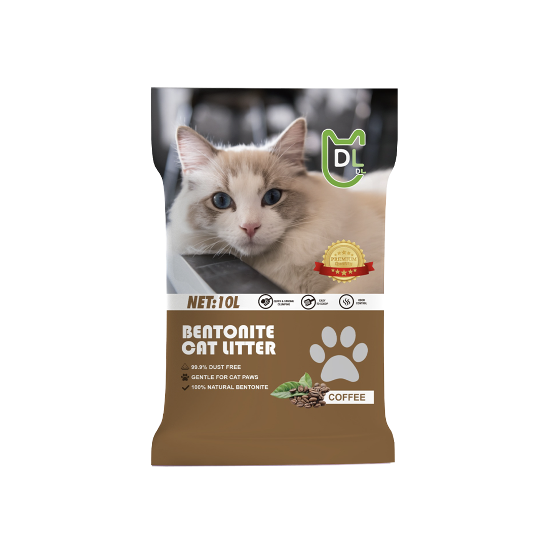 DL Bentonite Cat Litter Coffee 10L
