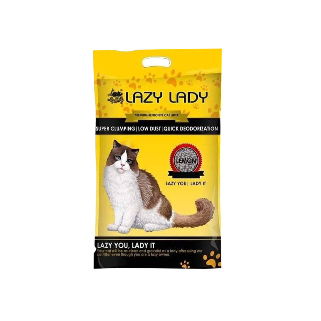 Lazy Lady Cat Litter Lemon 5L