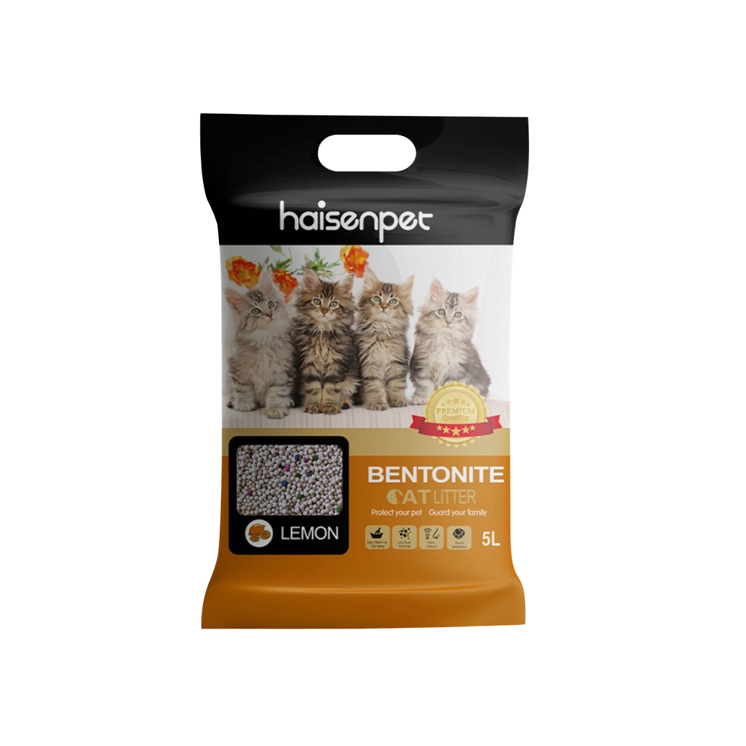 Haisenpet Bentonite Cat Litter Lemon 5L