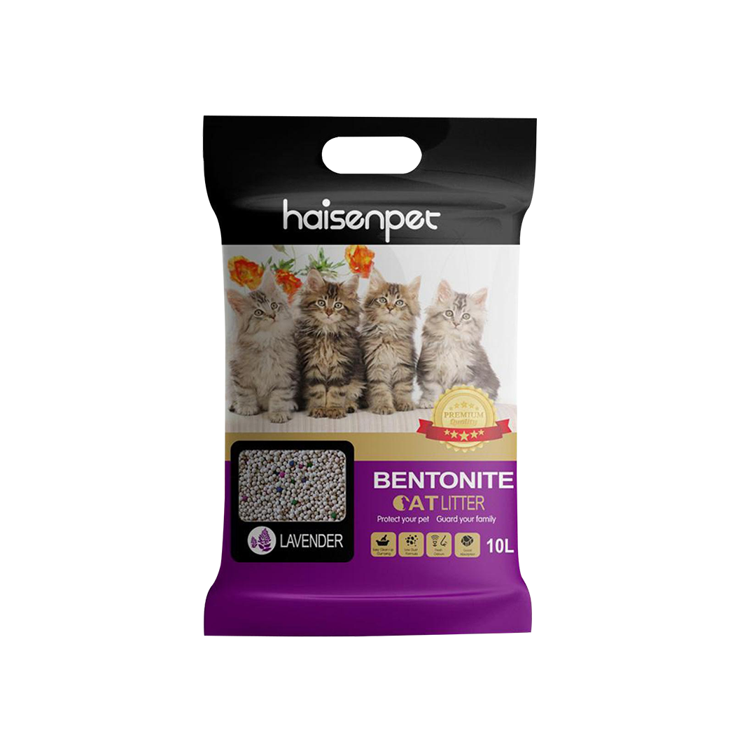 Haisenpet Bentonite Cat Litter Lavender 10L