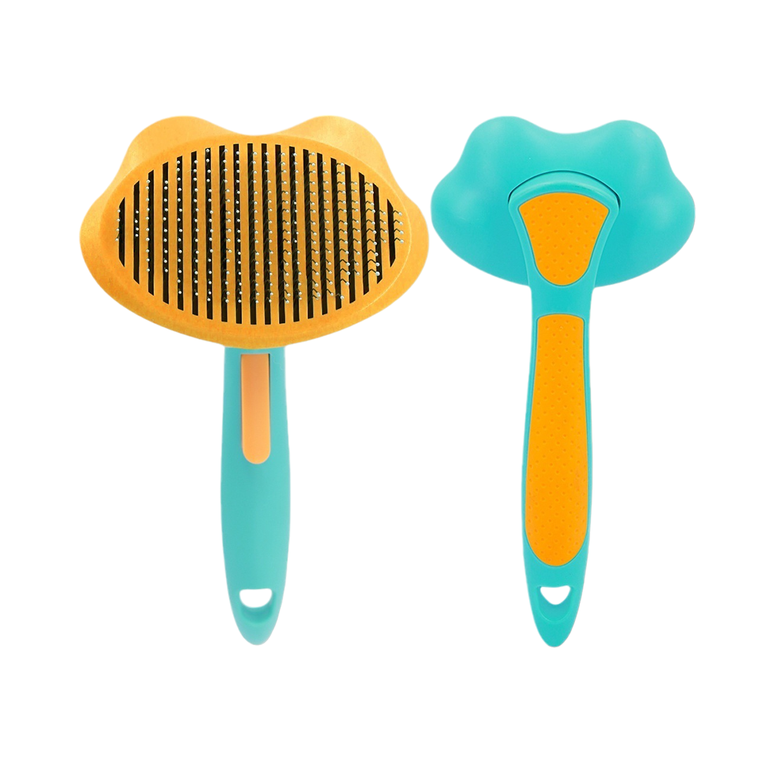 Plastic Auto Clean Exclusive Pet Grooming Brush